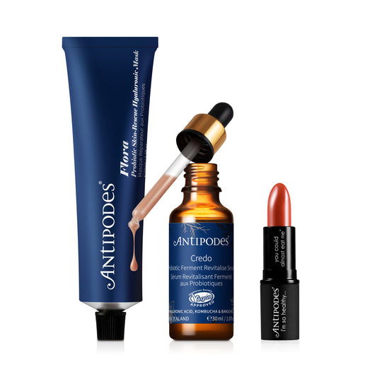 Anti-Blemish Skincare Set + Lipstick