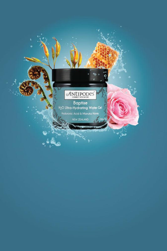 Baptise your skin with this light but intensive formula. - Antipodes New Zealand
