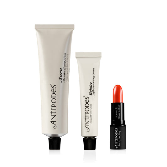 Manuka Honey Skincare Set + Lipstick