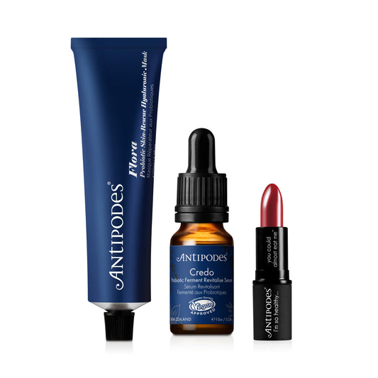 Probiotic Skincare Set + Lipstick